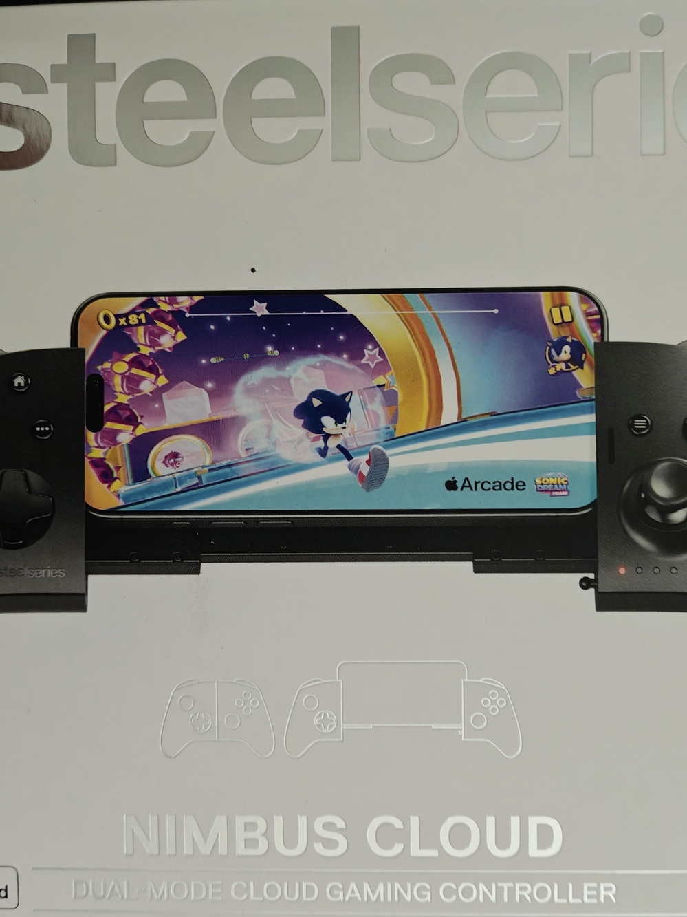 SteelSeries Nimbus Cloud Wireless Gaming Controller - Black